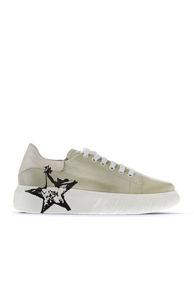 Bueno Shoes Pantofi sport de damă din piele de nurcă - 01wr4802
