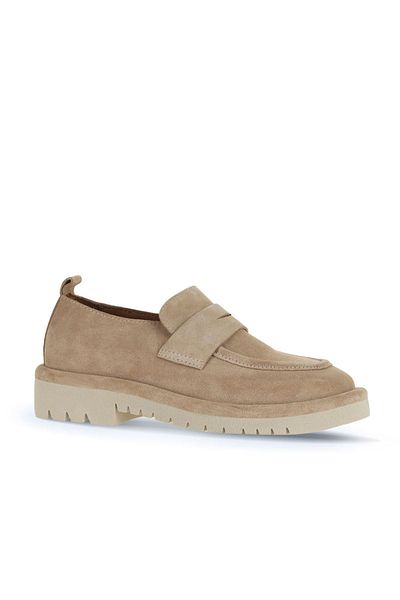 Bueno Shoes Дамски мокасини от велур в кафяво - 01wz6703