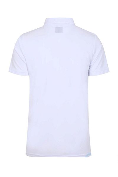 UHLSPORT Μαύρο και άσπρο μπλουζάκι Polo - Brush 2021007