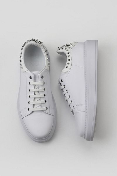 Bueno Shoes Pantofi sport pentru bărbați 09ma202 - piele albă