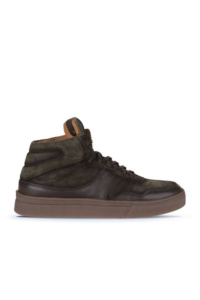 Bueno Shoes Ανδρικά Αθλητικά Μποτάκια Χακί Suede - 10mb50031
