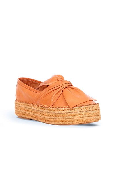 Bueno Shoes Дамски еспадрили от естествена кожа - с ток на танкетка 01wq3502