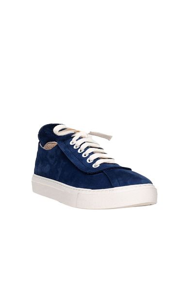 BUENO Pantofi sport de damă - nubuc albastru, model 01wq4703