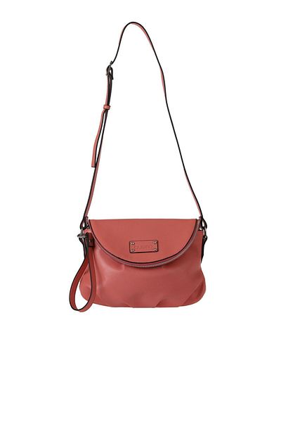 Bueno Shoes Geantă de damă din piele Cross Coral - 01wby3610