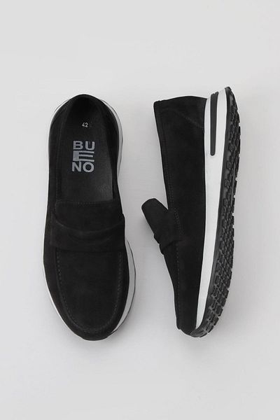 Bueno Shoes Ανδρικό Loafer 01my13401 - Μαύρο σουέντ