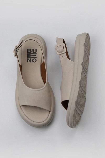 Bueno Shoes Sandale de damă - piele crem, model 01wy9404