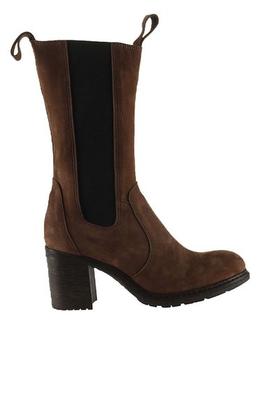 Bueno Shoes 01wt6101 Γυναικείες μπότες με τακούνι Model Mink Nubuck