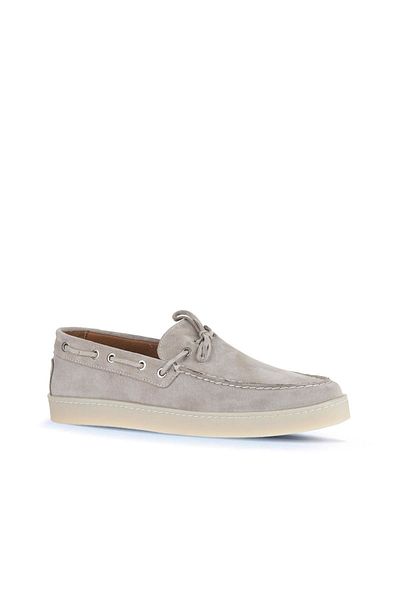 Bueno Shoes Мъжки бежови велурени мокасини - 07ma22382026