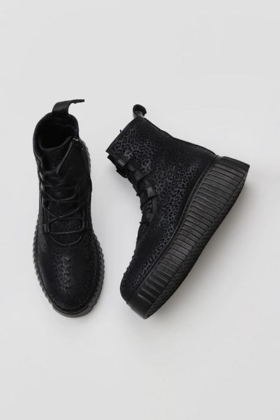Bueno Shoes Λουστρίνι-δερμάτινες Μαύρες Γυναικείες Μπότες 01wt4603