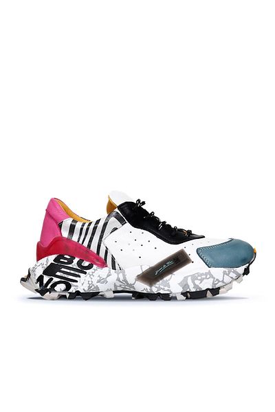 BUENO Shoes Mavi Deri Kadın Spor Ayakkabı 01wq10600