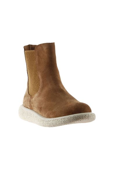 Bueno Shoes Tan Suede Γυναικείες Μπότες - Flat, 01wu8905