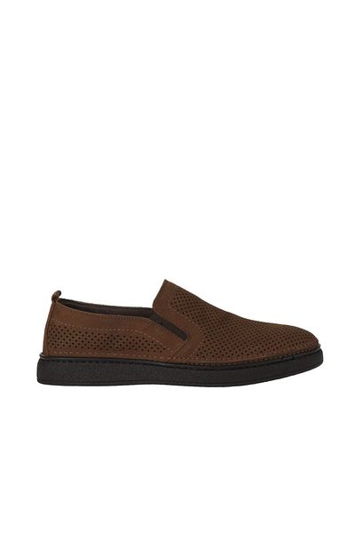Bueno Shoes Ανδρικά παπούτσια Casual Tan Nubuck - Διάτρητα 07m16651106