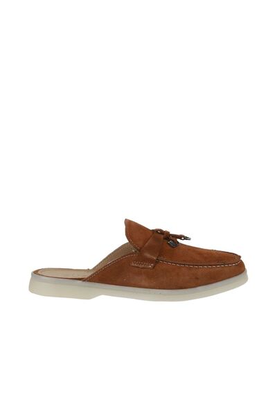 Bueno Shoes 05wt103 Μοντέλο Cognac Suede Γυναικείες Επίπεδες Παντόφλες