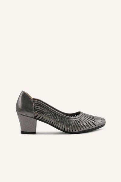 MARCATELLI Pantofi cu toc platină