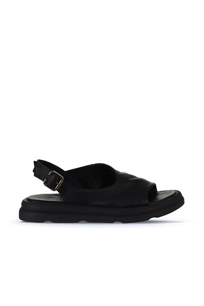 Bueno Shoes Sandale de damă din piele neagră - model 01wy9407