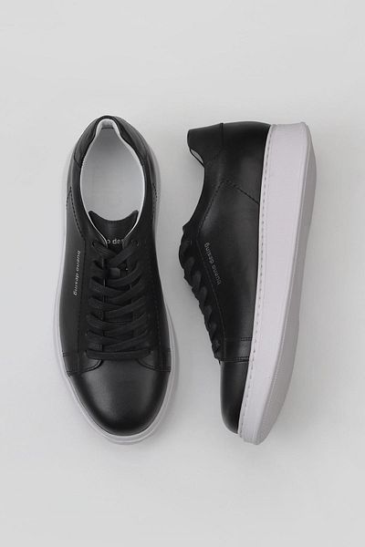 Bueno Shoes Ανδρικά αθλητικά παπούτσια - Μαύρο Atlas Leather, 07m13722225