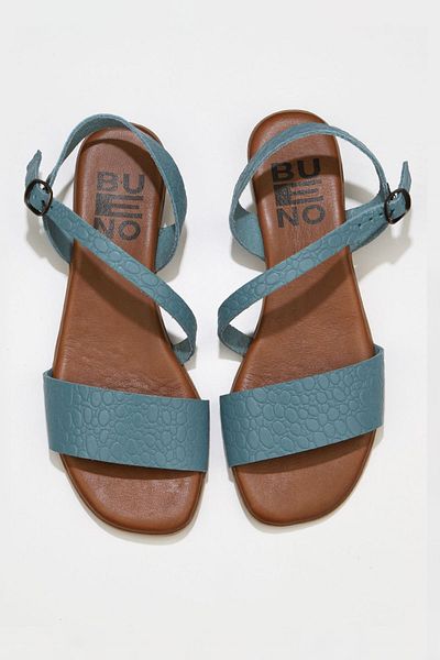Bueno Shoes Sandale de damă - piele albastră, model 01ws6012