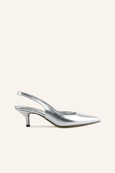 MARCATELLI Gümüş Topuklu Stiletto