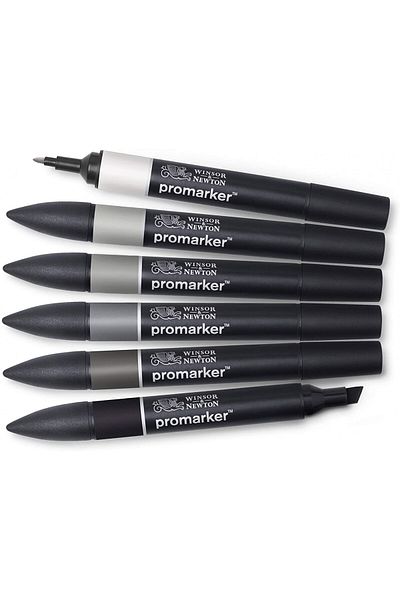 Winsor Newton Promarker 6'lı Neutral Tones