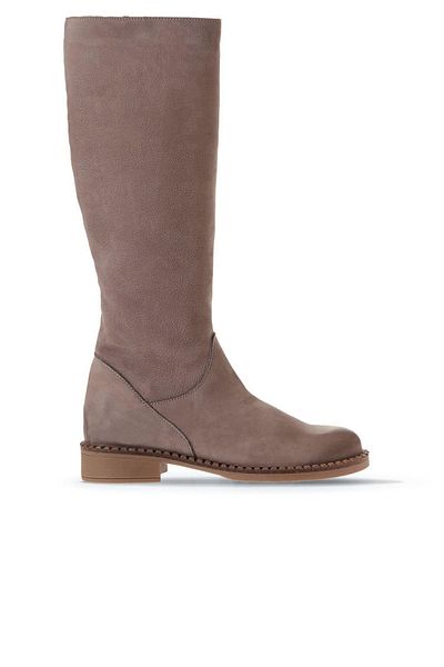 Bueno Shoes Γυναικείες μπότες με τακούνι γκρι Nubuck - 01wv6000