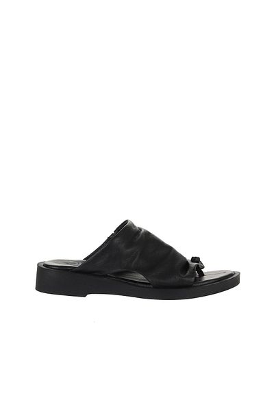 Bueno Shoes 01wy2910 Model Slapi de damă din piele neagră