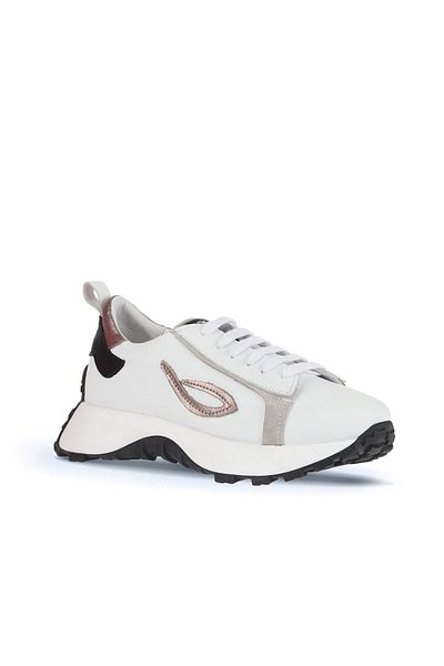 Bueno Shoes Pantofi de damă din piele-de căprioară alb bej - 01wa8601