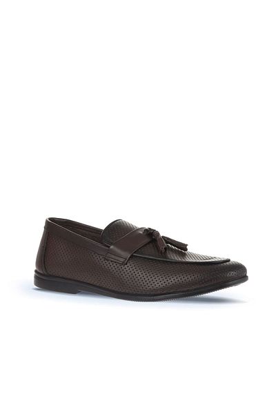Bueno Shoes Мъжки мокасини - Кафяви кожени, модел 21ma412