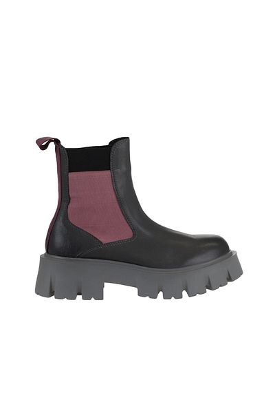 Bueno Shoes Γκρι Multi Leather Γυναικείες Μπότες - 01wv4613