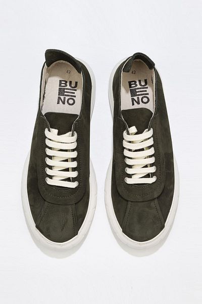 Bueno Shoes Ανδρικά αθλητικά παπούτσια Khaki Nubuck - 01mq4904