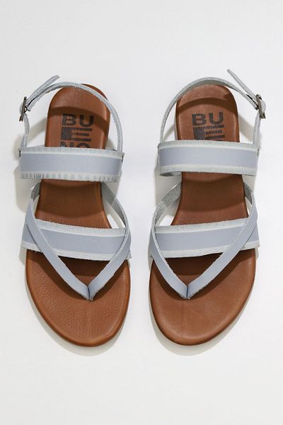 Bueno Shoes 01wu7423 Model Sandale de damă din piele albastră