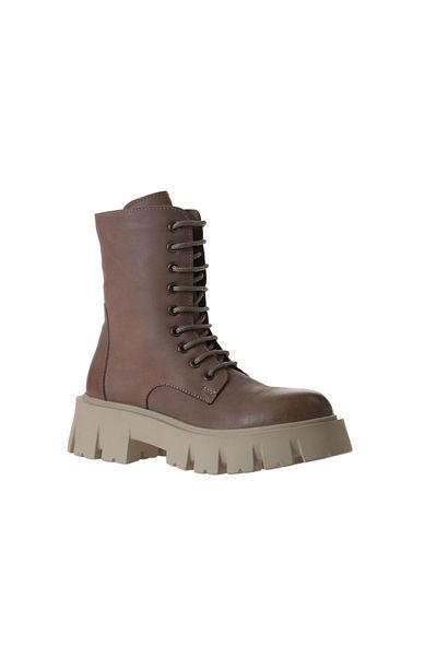 Bueno Shoes Γυναικείες μπότες με τακούνι Mink Color - 01wv4601