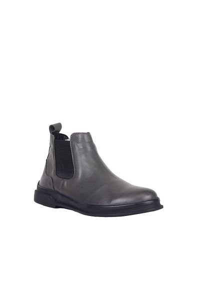 Bueno Shoes 01wr6300 Μοντέλο Γκρι Δερμάτινες Γυναικείες Μπότες
