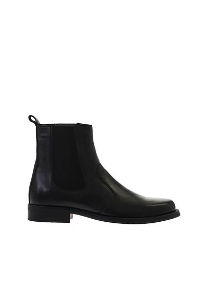 Bueno Shoes Siyah Deri Kadın Düz Bot 01wv8601