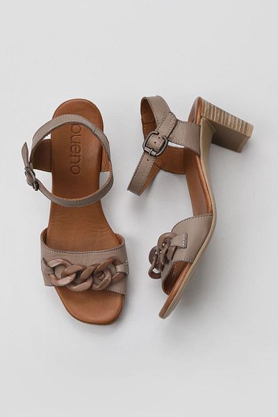 Bueno Shoes 01wu11101 Model Sandale cu toc damă din piele gri