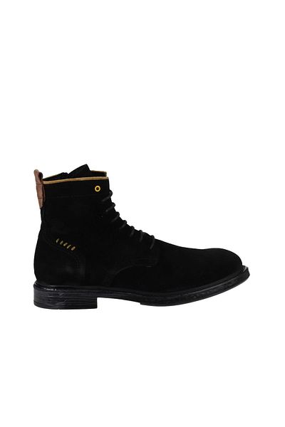 Bueno Shoes Ανδρικά Suede Boots 01mv9306 - Μαύρο Κίτρινο