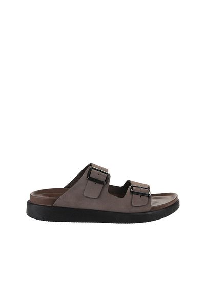 Bueno Shoes شبشب رجالي مسطح - بني نوبوك، موديل 11t23348