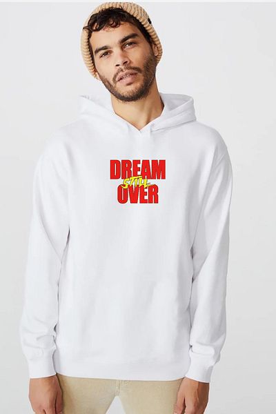 Tshirthane Hanorac cu glugă 3ip pentru bărbați Dream Still Over White