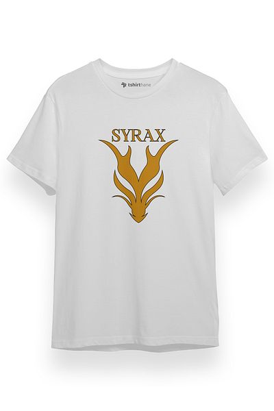 Tshirthane House Of The Dragon Syrax White Short sleeve Men's T-shirt