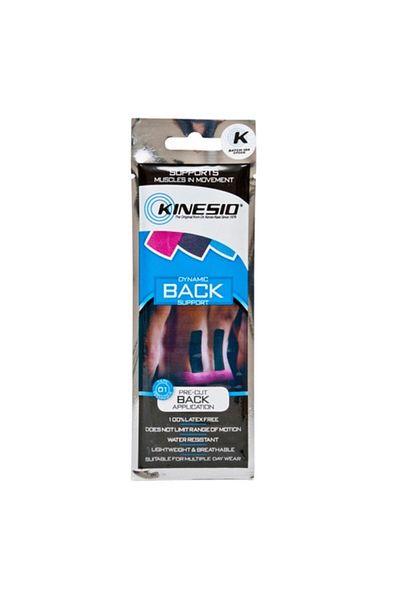 KINESIO TEX تطبيق Kinesio الخلفي قبل القطع