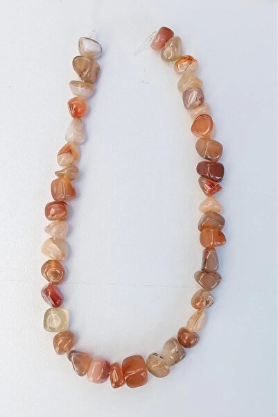 Pozitif Doğal Taş 40 cm Agate Stone Unshaped String - 433