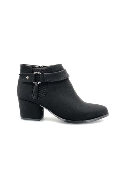 Kids Club Shoes Feles Side Tassel Γυναικείες Μπότες ΜΑΥΡΟ