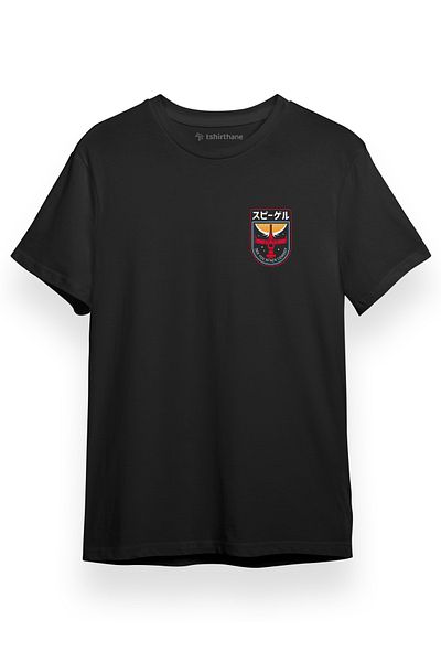 Tshirthane Cowboy Bebop See You Space Cowbow Patch Logo Μαύρο κοντομάνικο ανδρικό μπλουζάκι
