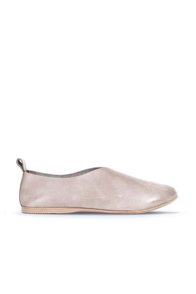 Bueno Shoes 01wn0702ModelGray Leather Women's Ballerinas