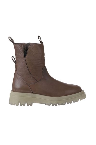 Bueno Shoes 01wv1501 Μοντέλο Γκρι Δερμάτινες Γυναικείες Μπότες