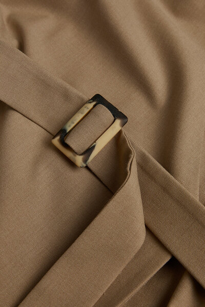 W Collection BEJ MİNİ ELBİSE