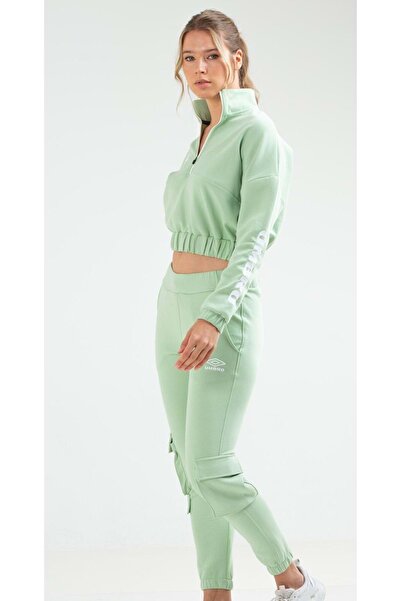 UMBRO Va-0021 Pyra Track Suit Tracksuit Set Suit Women's Suit Green