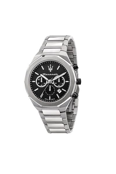 Maserati R 8873642004   - 10 Atm Waterproof Steel Chronograph, Italian Design, Sapphire Ca with Night and Day Calendar