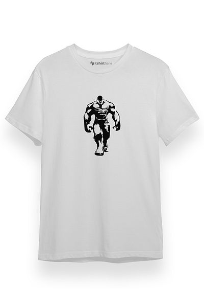 Tshirthane Ανδρικό μπλουζάκι Hulk White κοντομάνικο
