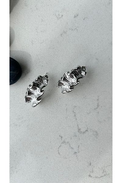 Doğaltaş Masalları Steel Earrings