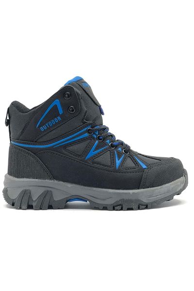 Kids Club Shoes Ruffon 2301 Outdoor Rubber Αντιολισθητική Ορθοπεδική Σόλα Παιδικές Μπότες ΜΠΛΕ